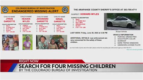 4 children missing out of Arapahoe County